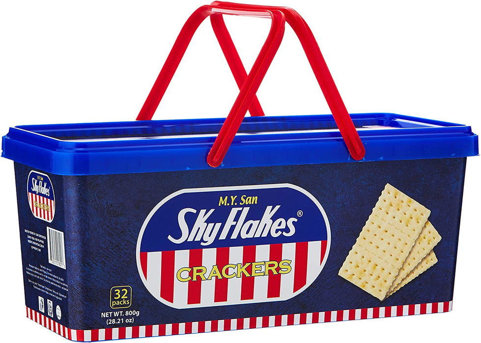 Skyflakes Biscuits Plastic Pail Large 800G