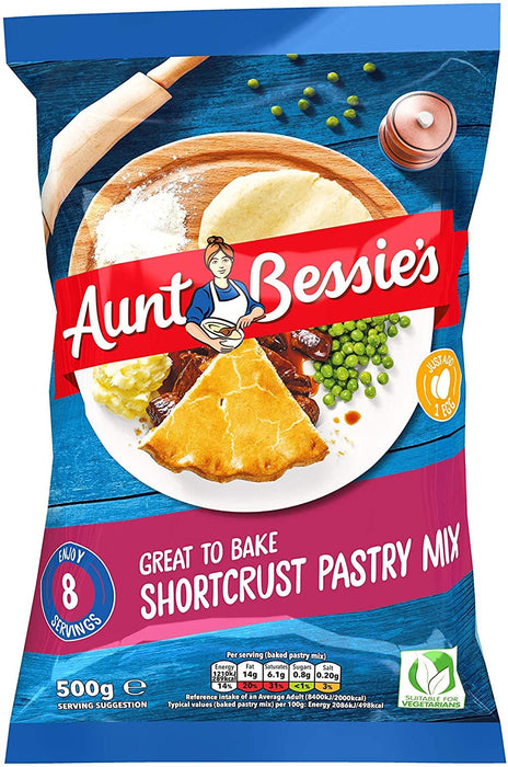 Aunt Bessies Delicious Shortcrust Pastry Mix 500G - World Food Shop