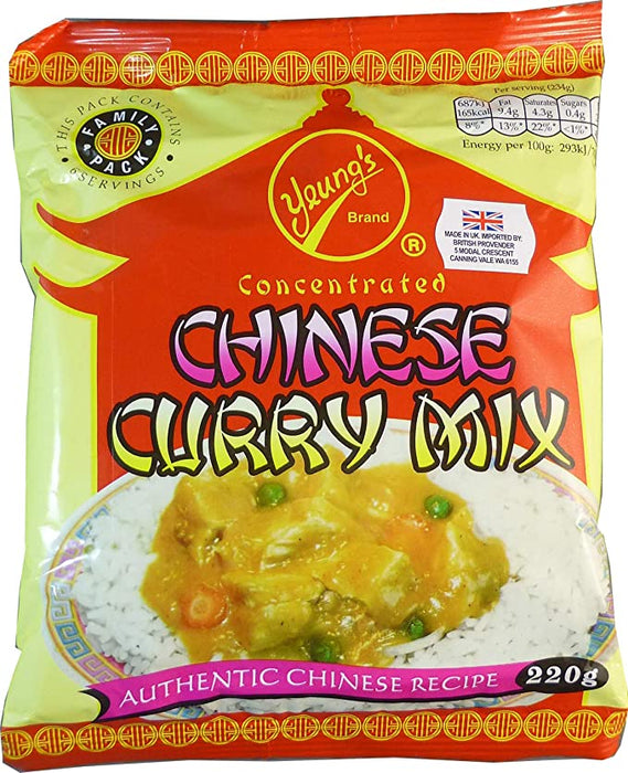 Yeung's Genuine Chinese Curry Mix Pack 220G