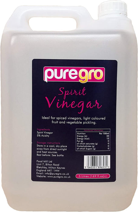 Puregro Spirit Vinegar 5ltr