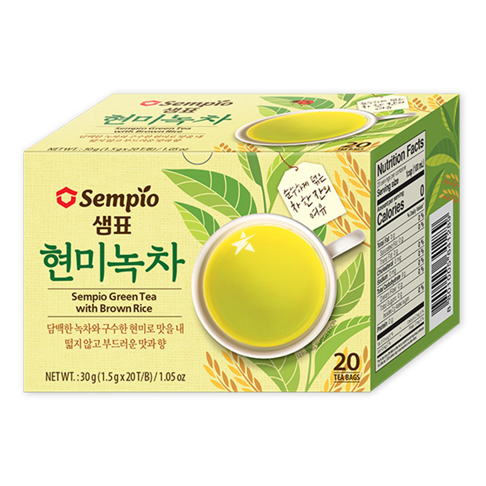 Sempio Green Tea With Brown Rice Tea 20 Teabags