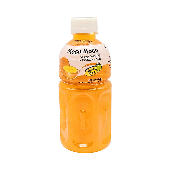 Mogu Mogu Drink With Nata De Coco Orange Flavour 320Ml