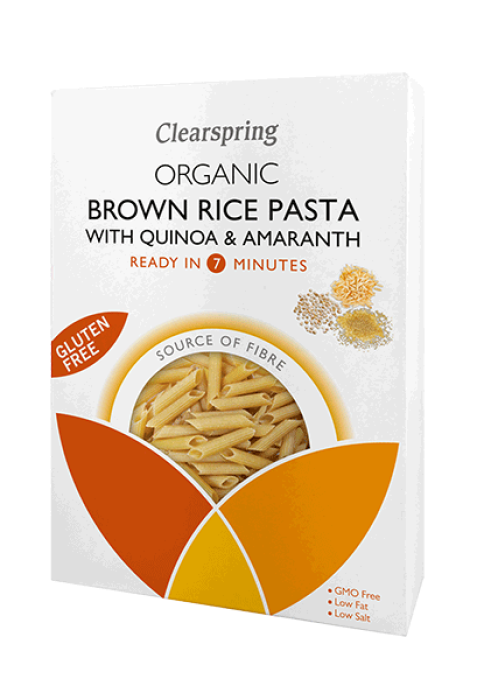 Clearspring Brown Rice With Quinoa & Amaranth Penne 250G