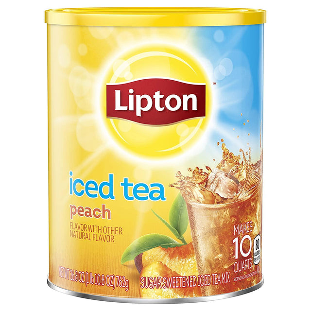 Lipton Iced Tea Peach 10 Quarts - World Food Shop