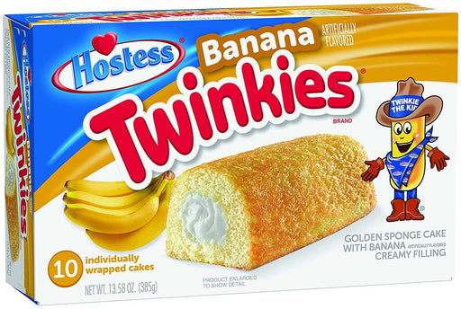 Hostess Banana Twinkies 13.58Oz 10-Pack - World Food Shop