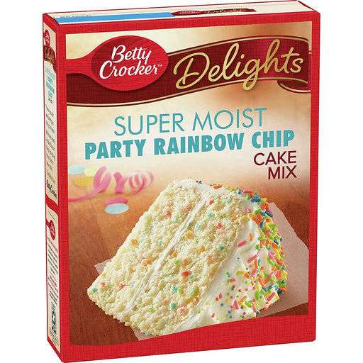Betty Crocker Super Moist Rainbow Chip Party 15.25Oz - World Food Shop