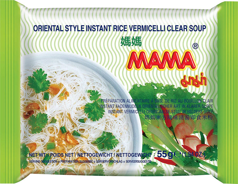 Mama Clear Soup Rice Vermicelli 55G