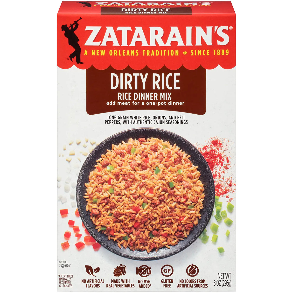 Zatarains Original Dirty Rice Mix 8oz