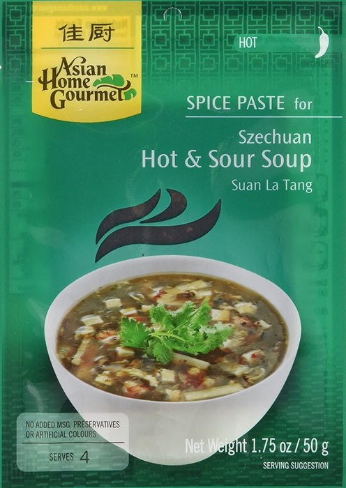 Asian Home Gourmet Szechuan Hot & Sour Soup Paste 50G