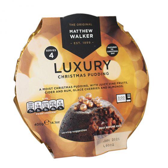 Matthew Walker Luxury Christmas Pudding 400G - World Food Shop