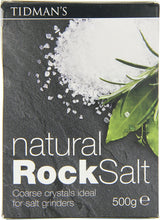 Tidmans Natural Rock Salt 500G