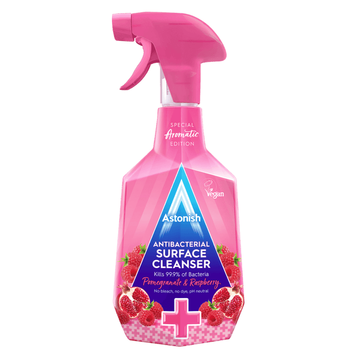 Astonish Antibacterial Cleanser Spray Pomegranate & Raspberry 750ML
