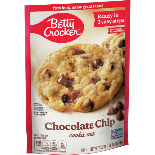 Betty Crocker Cookie Mix - Chocolate Chip 496G