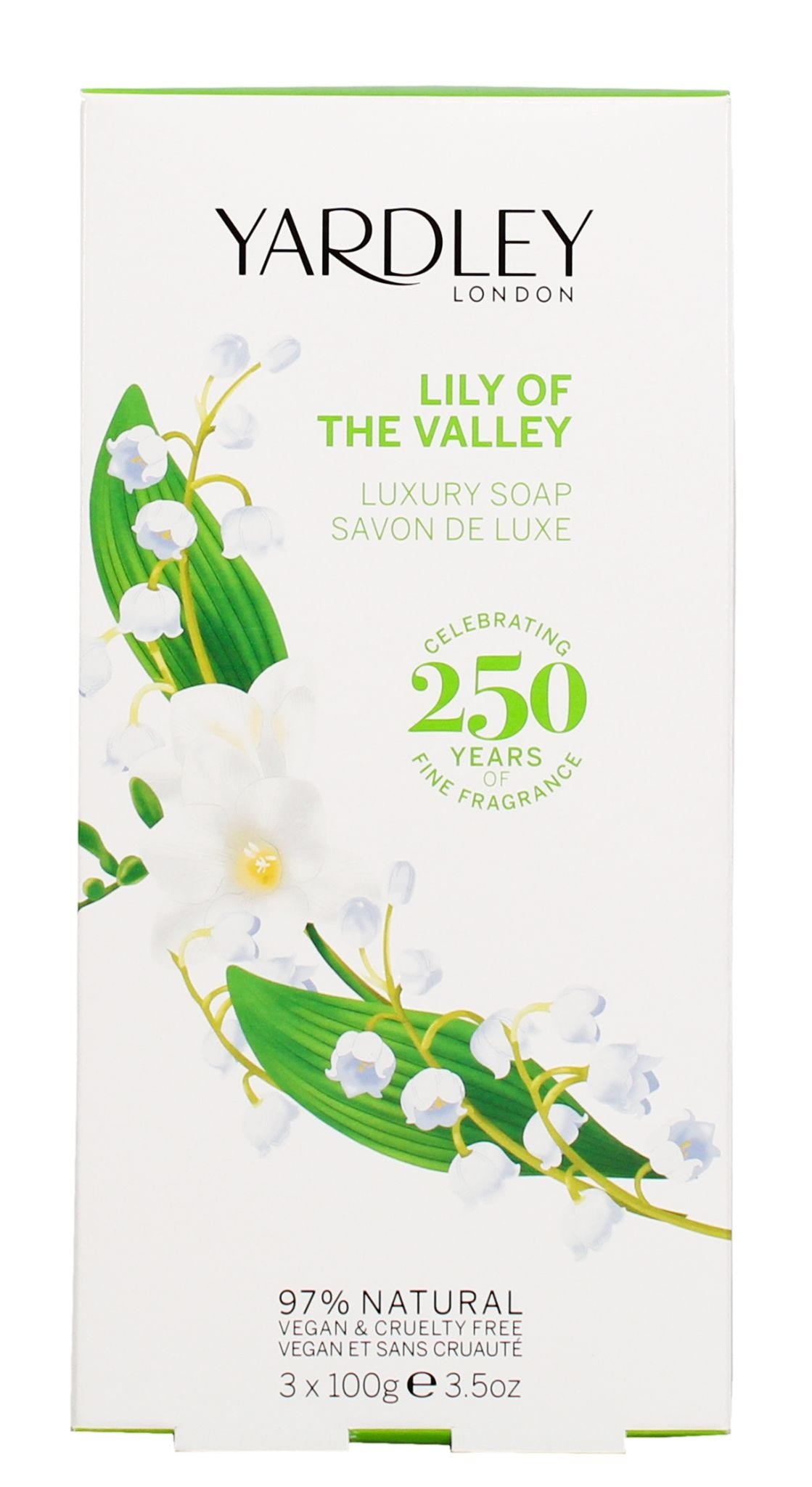 Yardley Lily Of The Valley Soap 3x100G