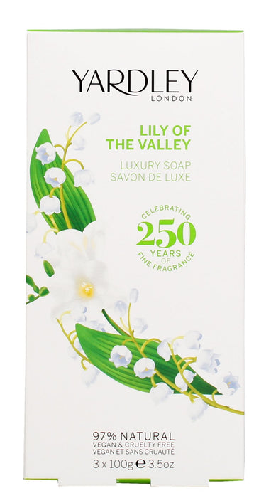 Yardley Lily Of The Valley Soap 3x100G