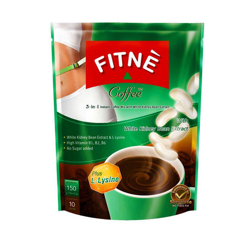 Fitne Diet Coffee 3In1 White Kidney Bean Extract 150G - World Food Shop