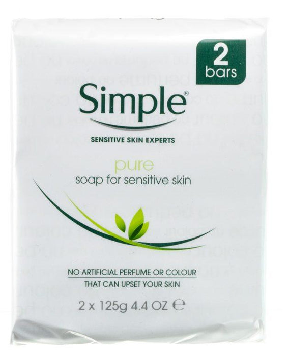 Simple Pure Soap Sensitive Skin Twin Pack 125G - World Food Shop