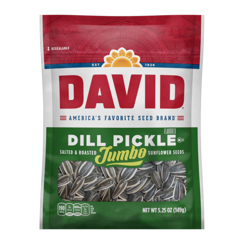 David's Sunflower Seeds Dill Pickle 5.25oz