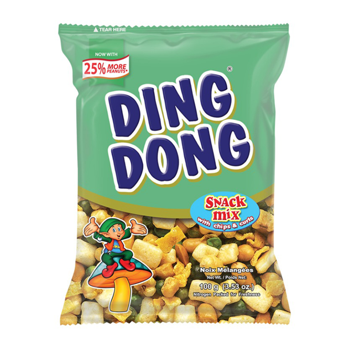 Ding Dong Snack Mix With Chips and Curls 100G