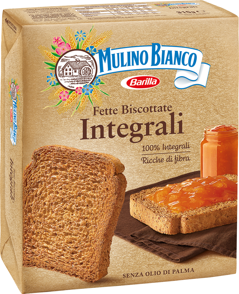 Mulino Bianco Barilla Fette Integrali 315G