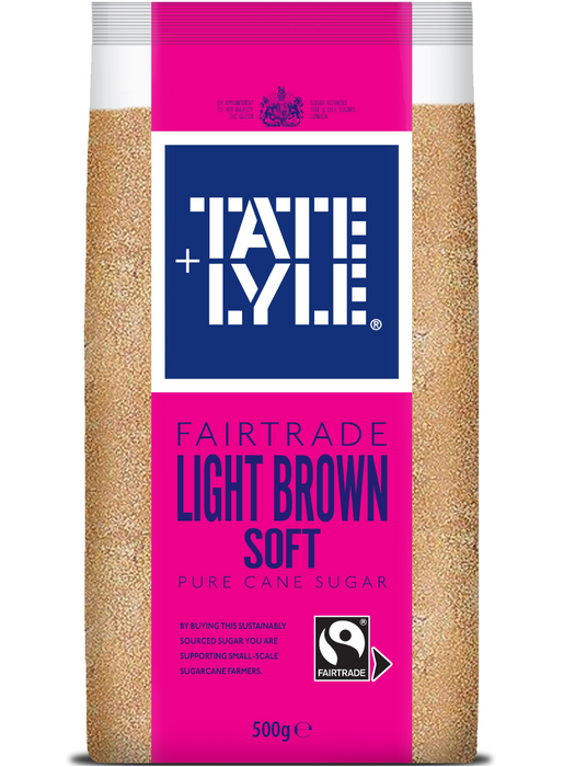 Tate & Lyle Fairtrade Light Brown Sugar 500G