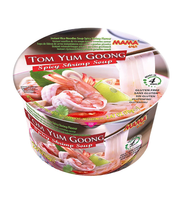 Mama Thai Shrimp Tom Yum Goong Rice Noodle 70G