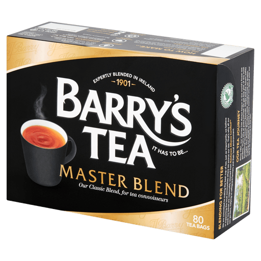 Barrys Master Blend Teabags 80S (250G) - World Food Shop
