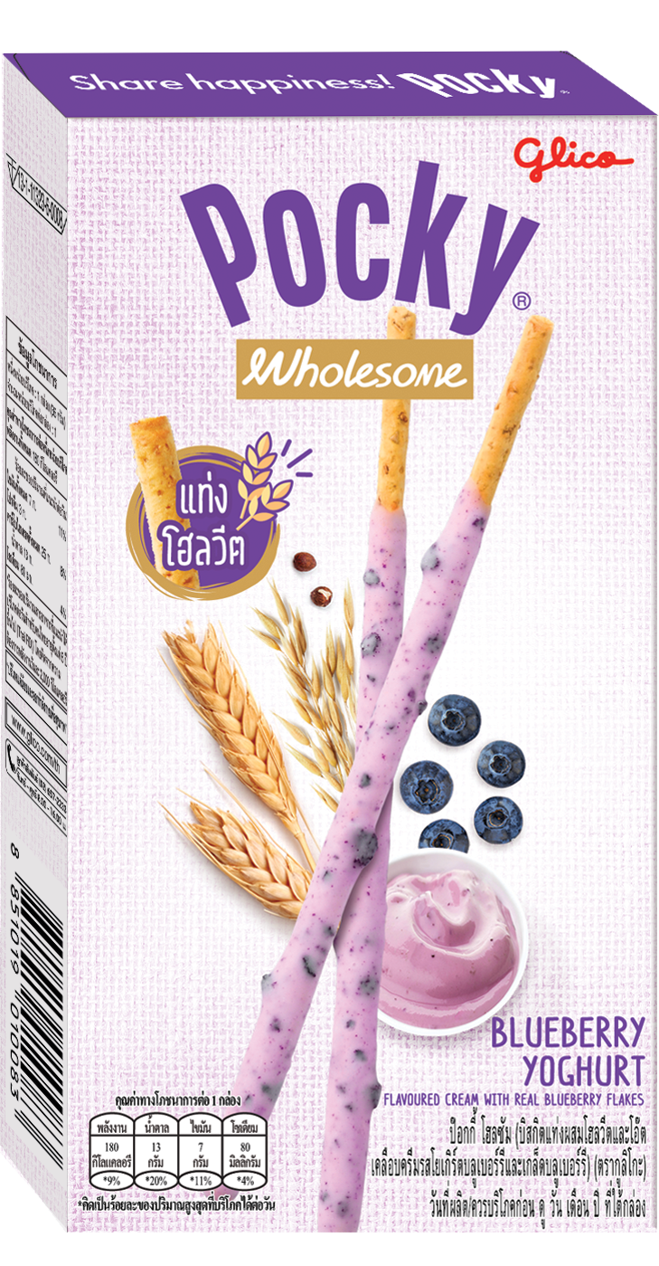 Pocky Whole Wheat Blueberry Yoghurt 36G