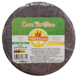 15cm Pre-Cut Blue Corn Tortilla For Frying 1KG