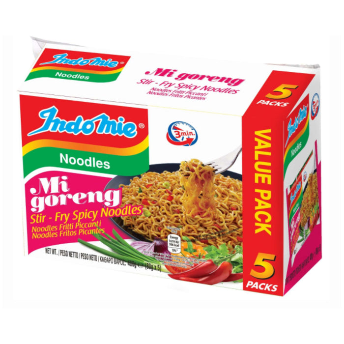 Indomie Mi Goreng Spicy Fry Noodles Multipack (5x80G)