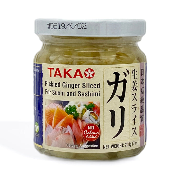 Takao Pickled Ginger Sliced For Sushi & Sashimi 200ML