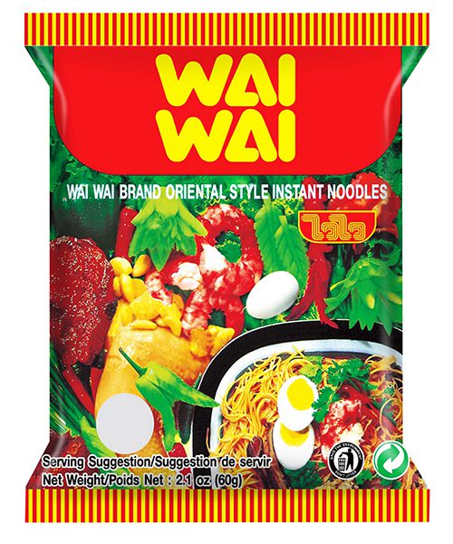 Wai Wai Instant Noodles Oriental Original Flavour 60G