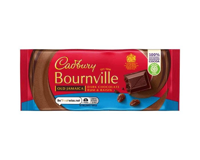 Cadbury Bournville Old Jamaica 100G