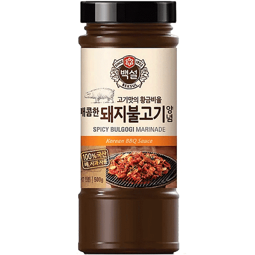 Beksul Bbq Sauce For Pork Bulgogi (Spicy) 500G - World Food Shop