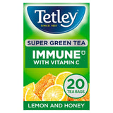 Tetley Lemon & Honey Super Green Immune 20S