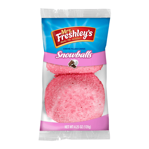 Mrs Freshleys Pink Snowballs Twin Pack 4.25Oz - World Food Shop