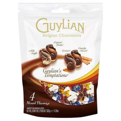 Guylian Temptations Twist Wrapped Mixed Flavour Sea Horses In Pouch 323G - World Food Shop