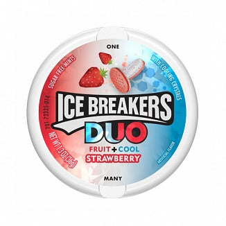 Ice Breakers DUO Strawberry Mints 3oz