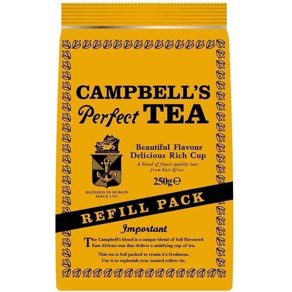 Campbells Perfect Irish Tea Refill 250G - World Food Shop