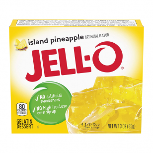 Jell-O Island Pineapple Gelatin 3oz