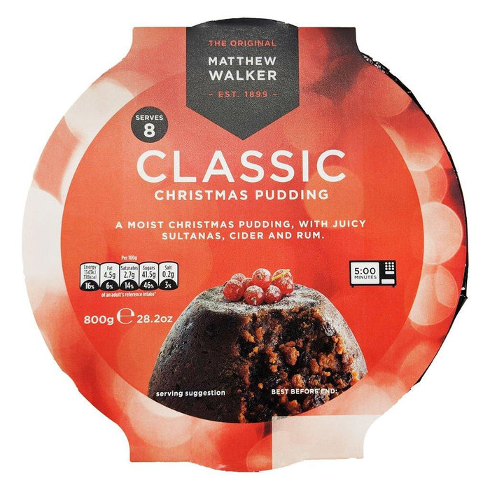 Matthew Walker Classic Christmas Pudding 800G - World Food Shop