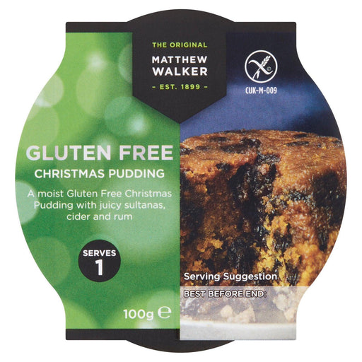Matthew Walker Gluten Free Christmas Pudding 100G - World Food Shop