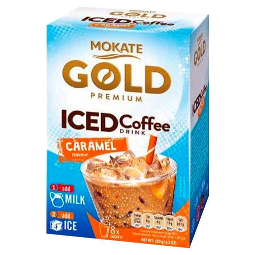 Mokate Iced Coffee Caramel 8 X 15G - World Food Shop