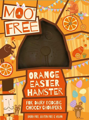 Moo Free Milk Chocolate Orange Hammy 80G - World Food Shop