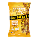Pretzel Pete Honey Mustard & Onion Seasoned Pretzel Pieces 160G