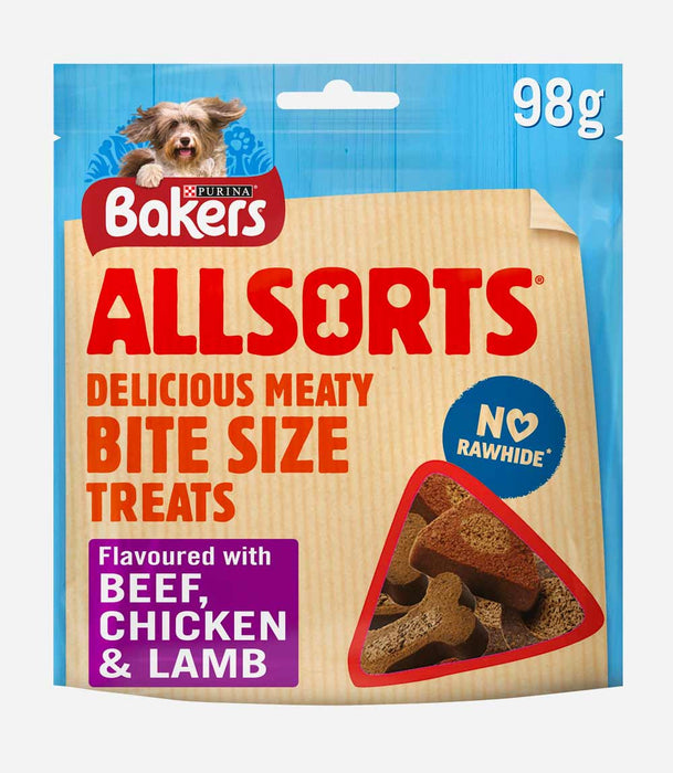 Bakers Allsorts Bite Size Treats 98G