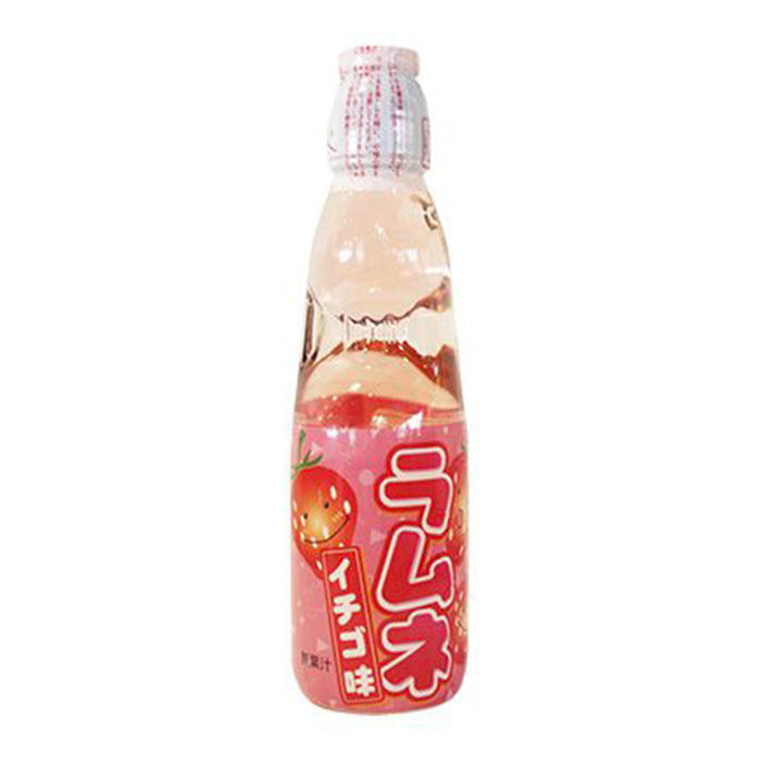Hata Kosen Bottle Ramune Strawberry 200Ml