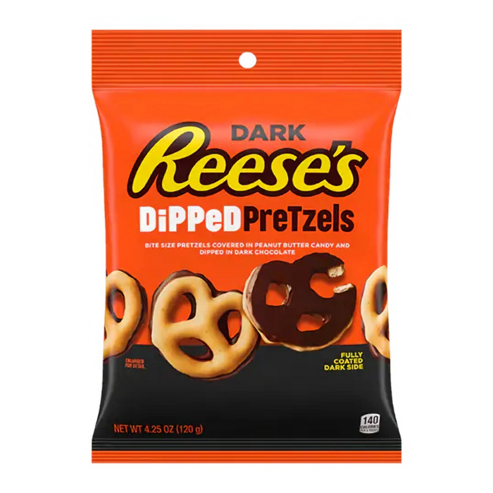 Reese's Dark Chocolate Dipped Pretzels 4.25oz