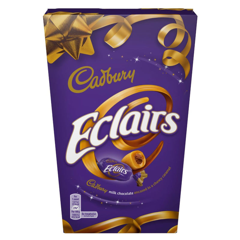 Cadbury Chocolate Eclairs Carton 420G