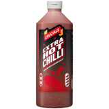 Crucials Extra Hot Chilli Squeezy Sauce 1L